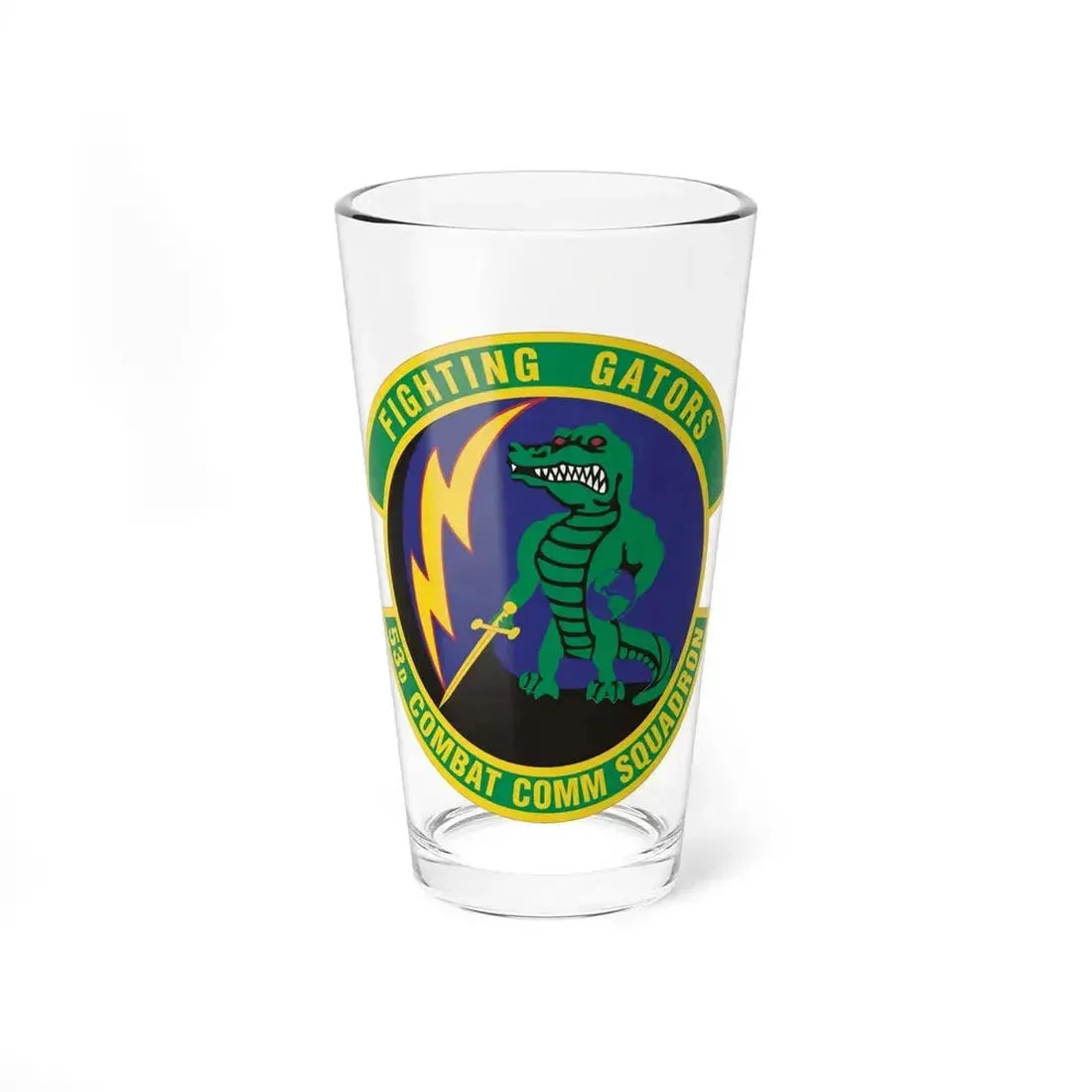 53d Combat Communications Squadron (U.S. Air Force) Pint Glass 16oz 16oz - Go Mug Yourself