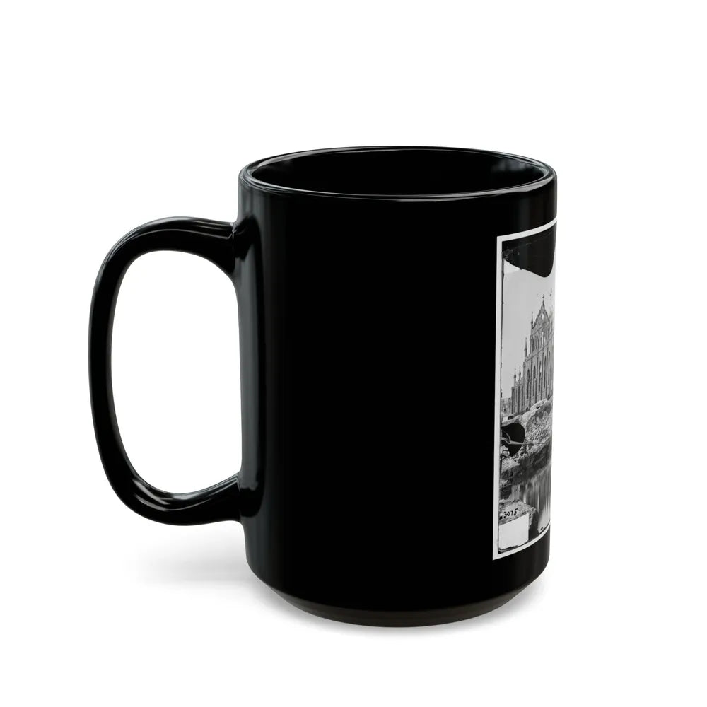 Charleston, S.C. Cathedral Of St. John And St. Finbar; Another View (U.S. Civil War) Black Coffee Mug-Go Mug Yourself