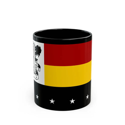 Flag of Madang Papa New Guinea - Black Coffee Mug-11oz-Go Mug Yourself