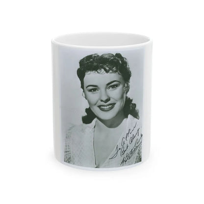 Kathleen Crowley #15 (Vintage Female Icon) White Coffee Mug-11oz-Go Mug Yourself