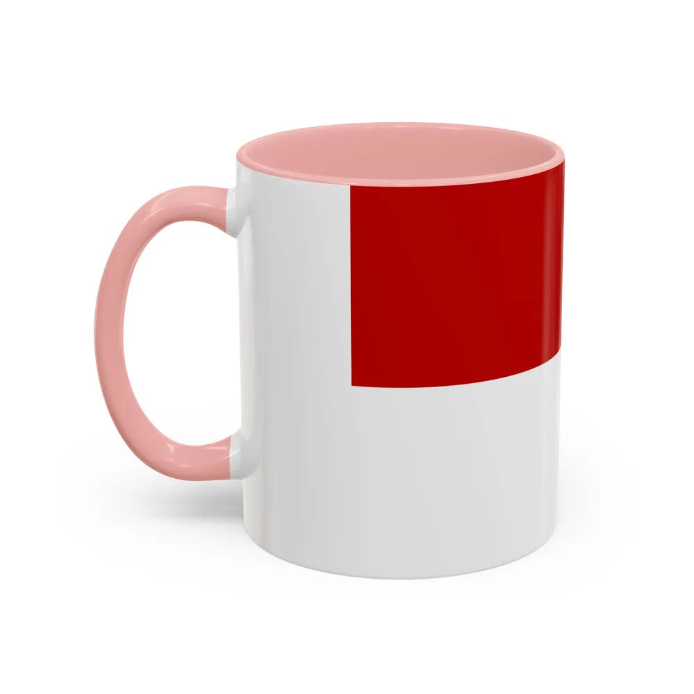 Flag of Gaeta Italy - Accent Coffee Mug-Go Mug Yourself