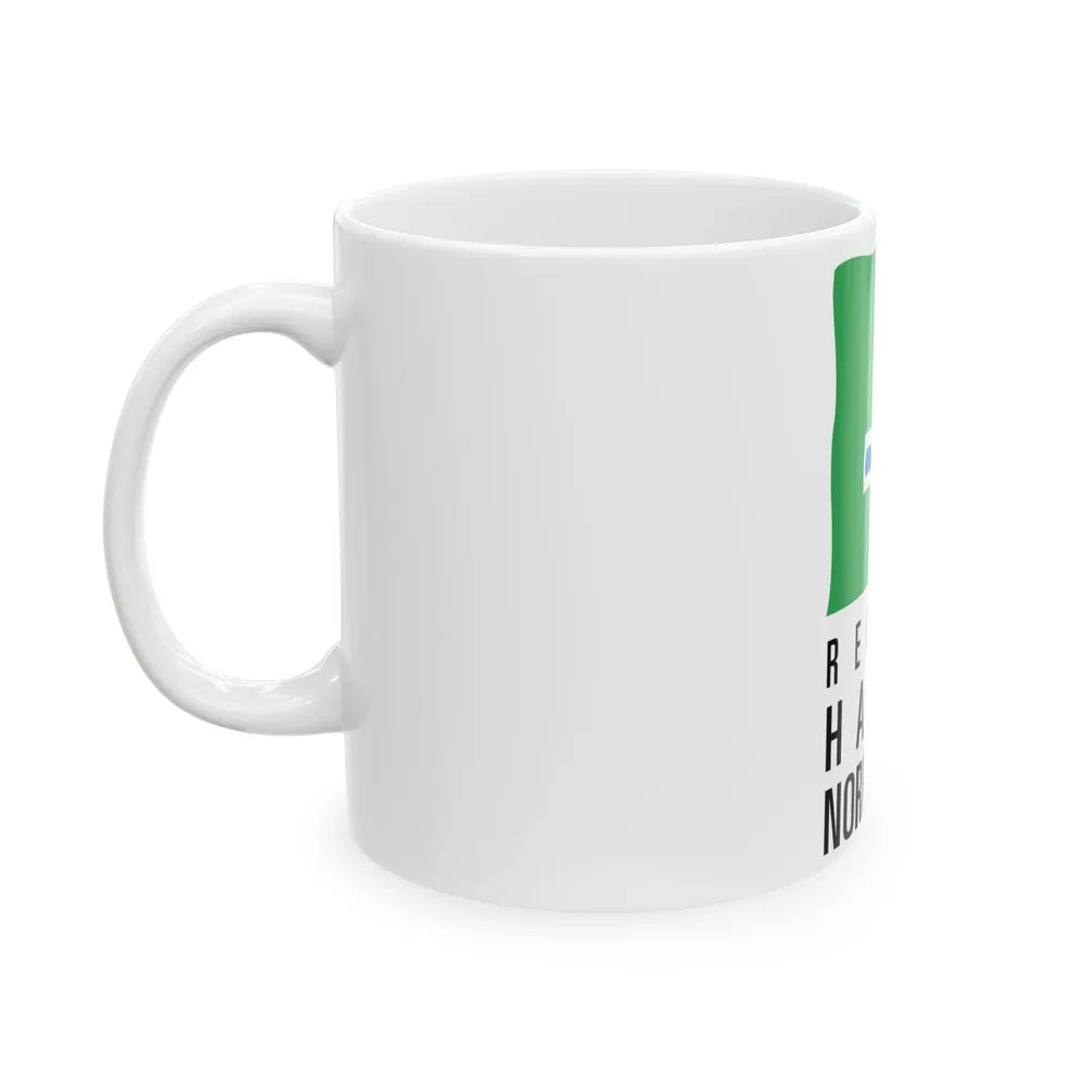 Flag of Upper Normandy France 2 - White Coffee Mug-Go Mug Yourself