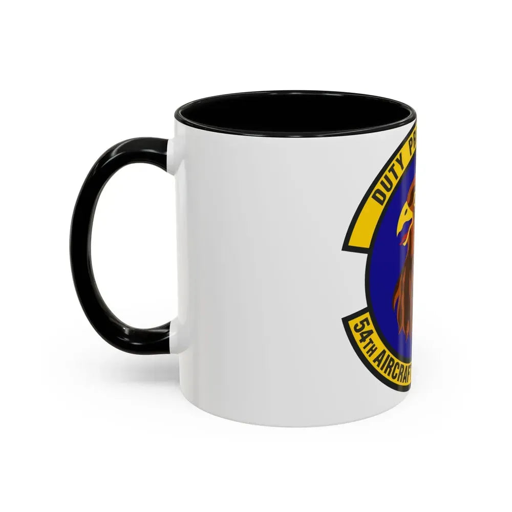54 Aircraft Maintenance Squadron AETC (U.S. Air Force) Accent Coffee Mug - Go Mug Yourself