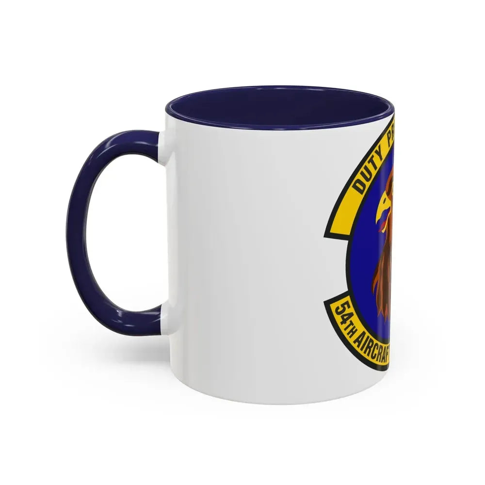 54 Aircraft Maintenance Squadron AETC (U.S. Air Force) Accent Coffee Mug - Go Mug Yourself