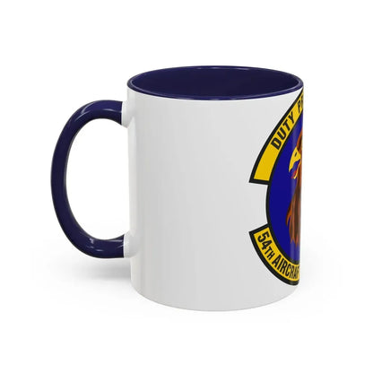 54 Aircraft Maintenance Squadron AETC (U.S. Air Force) Accent Coffee Mug - Go Mug Yourself