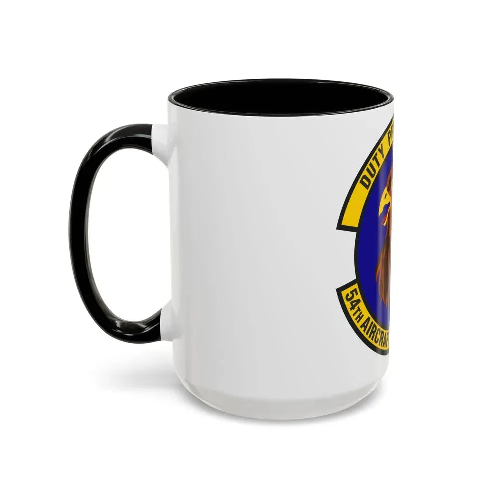 54 Aircraft Maintenance Squadron AETC (U.S. Air Force) Accent Coffee Mug - Go Mug Yourself