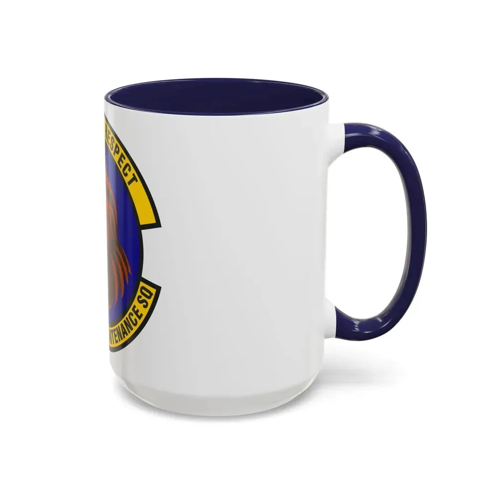 54 Aircraft Maintenance Squadron AETC (U.S. Air Force) Accent Coffee Mug - Go Mug Yourself