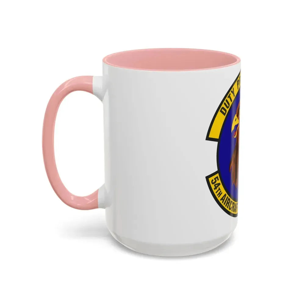 54 Aircraft Maintenance Squadron AETC (U.S. Air Force) Accent Coffee Mug - Go Mug Yourself