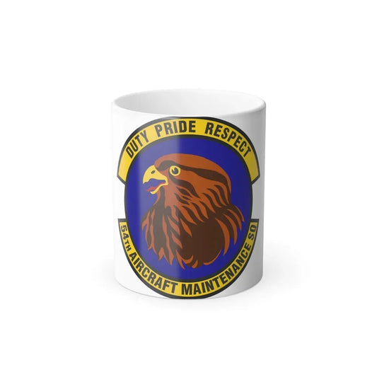 54 Aircraft Maintenance Squadron AETC (U.S. Air Force) Color Changing Coffee Mug 11oz - Go Mug Yourself