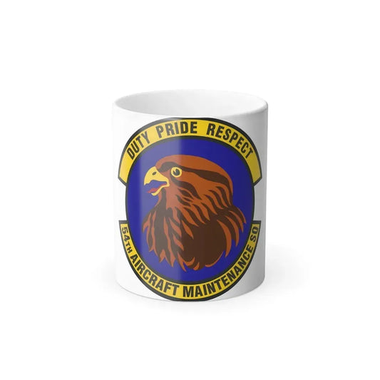 54 Aircraft Maintenance Squadron AETC (U.S. Air Force) Color Changing Coffee Mug 11oz - Go Mug Yourself