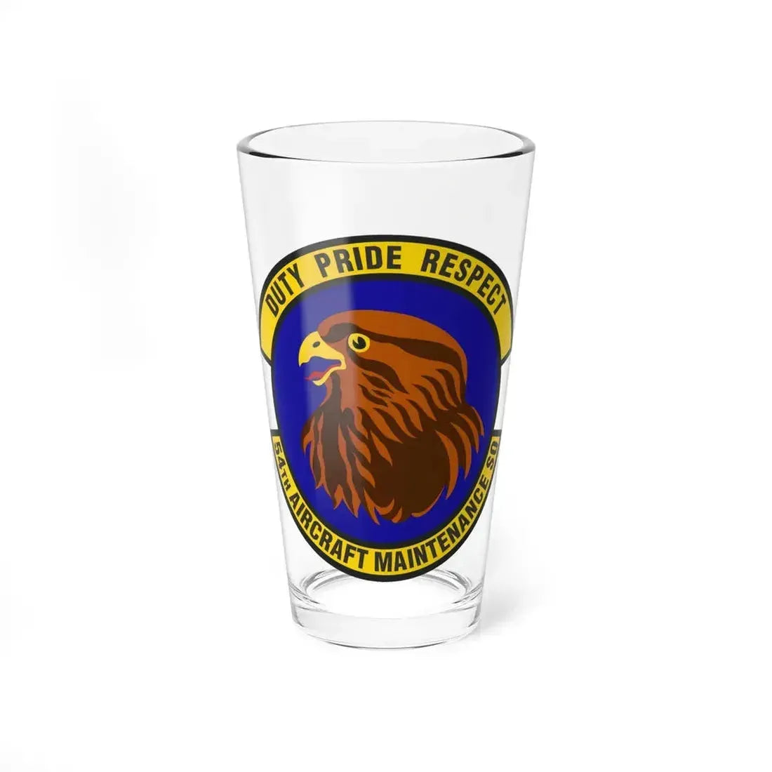 54 Aircraft Maintenance Squadron AETC (U.S. Air Force) Pint Glass 16oz 16oz - Go Mug Yourself