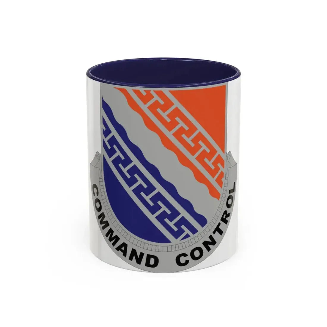 54 Signal Battalion (U.S. Army) Accent Coffee Mug 11oz Navy - Go Mug Yourself