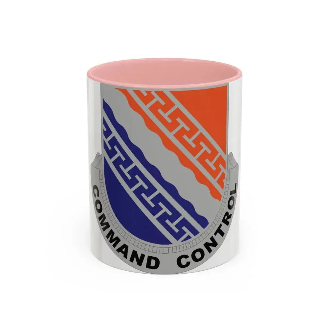 54 Signal Battalion (U.S. Army) Accent Coffee Mug 11oz Pink - Go Mug Yourself