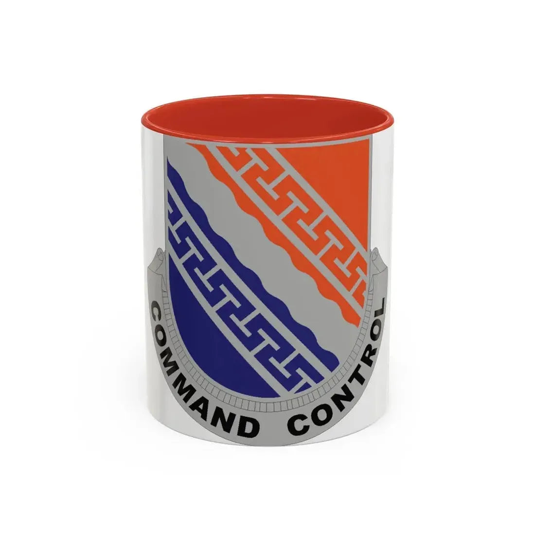 54 Signal Battalion (U.S. Army) Accent Coffee Mug 11oz Red - Go Mug Yourself