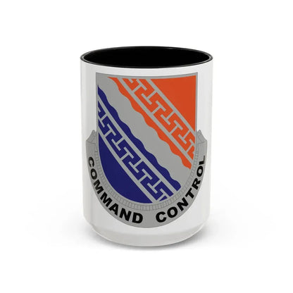 54 Signal Battalion (U.S. Army) Accent Coffee Mug 15oz Black - Go Mug Yourself