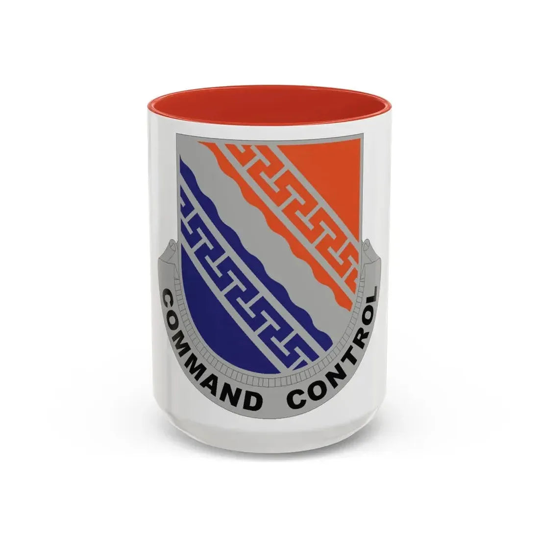 54 Signal Battalion (U.S. Army) Accent Coffee Mug 15oz Red - Go Mug Yourself