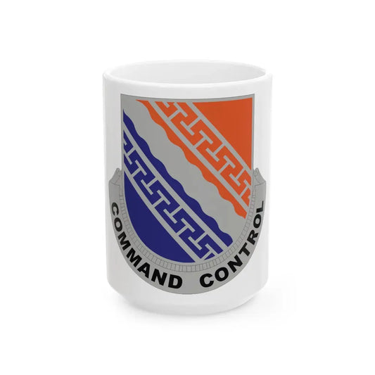 54 Signal Battalion (U.S. Army) White Coffee Mug 15oz - Go Mug Yourself