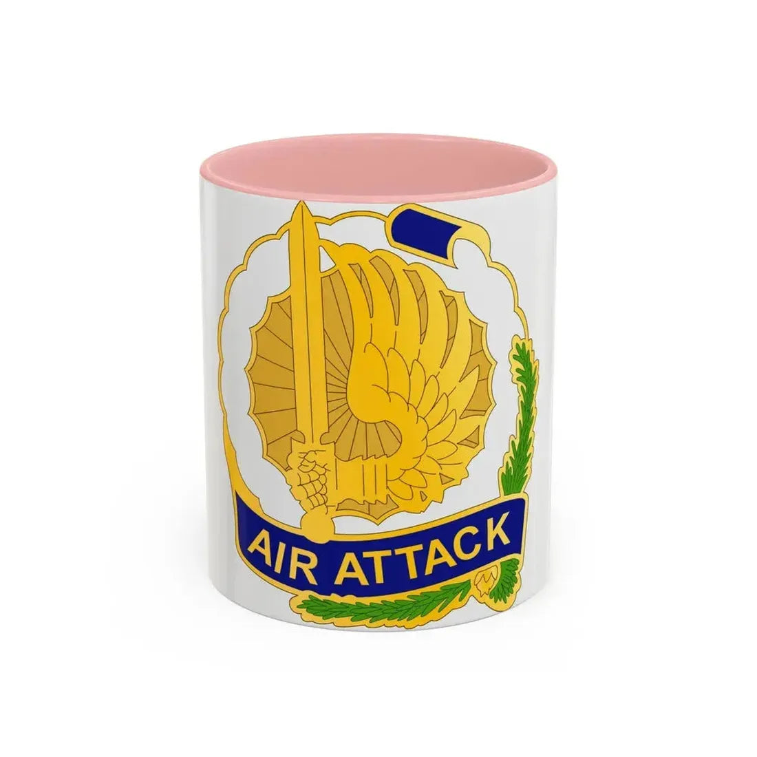 540 Aviation Group (U.S. Army) Accent Coffee Mug 11oz Pink - Go Mug Yourself
