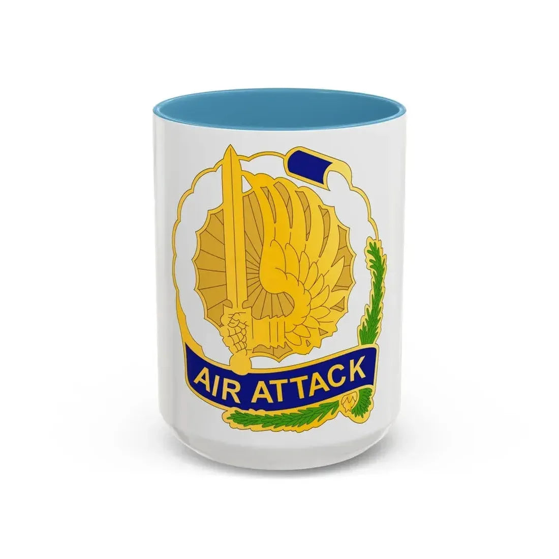 540 Aviation Group (U.S. Army) Accent Coffee Mug 15oz Light Blue - Go Mug Yourself