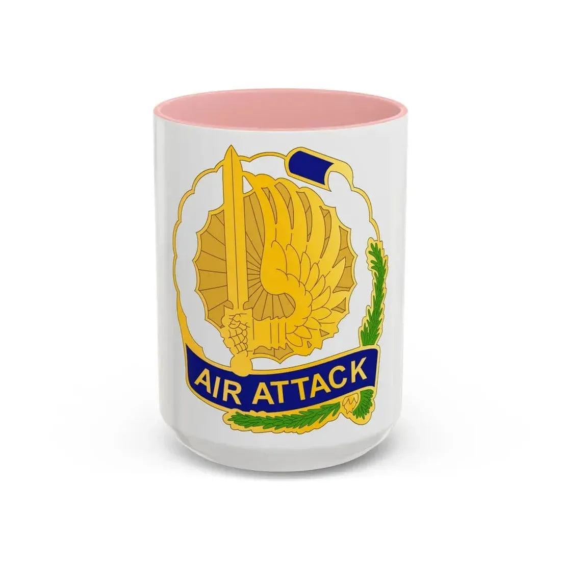 540 Aviation Group (U.S. Army) Accent Coffee Mug 15oz Pink - Go Mug Yourself