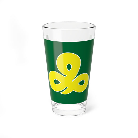 Flag of Mikawa Yamagata (Japan) Pint Glass 16oz