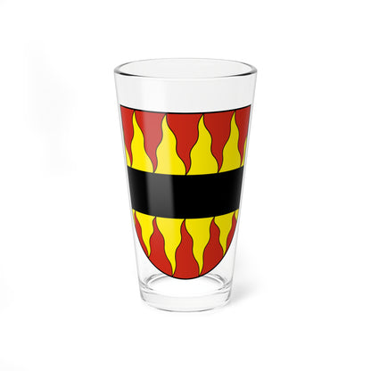 LesEnfers-blazon (Switzerland) (Coat of Arms) Pint Glass 16oz