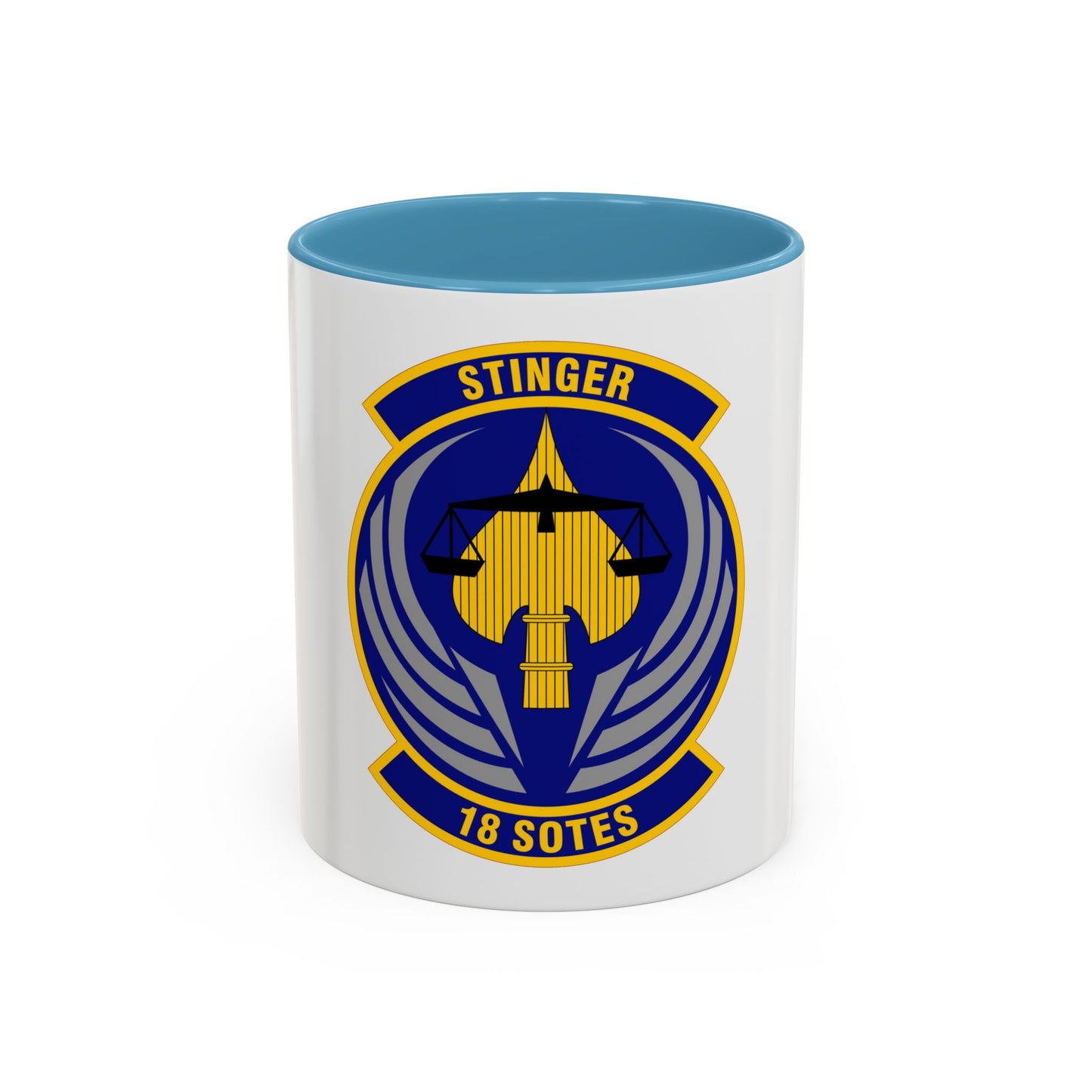 18 Special Operations Test and Evaluation Squadron AFSOC (U.S. Air Force) Accent Coffee Mug