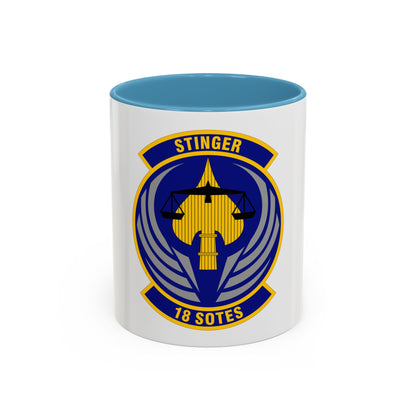 18 Special Operations Test and Evaluation Squadron AFSOC (U.S. Air Force) Accent Coffee Mug