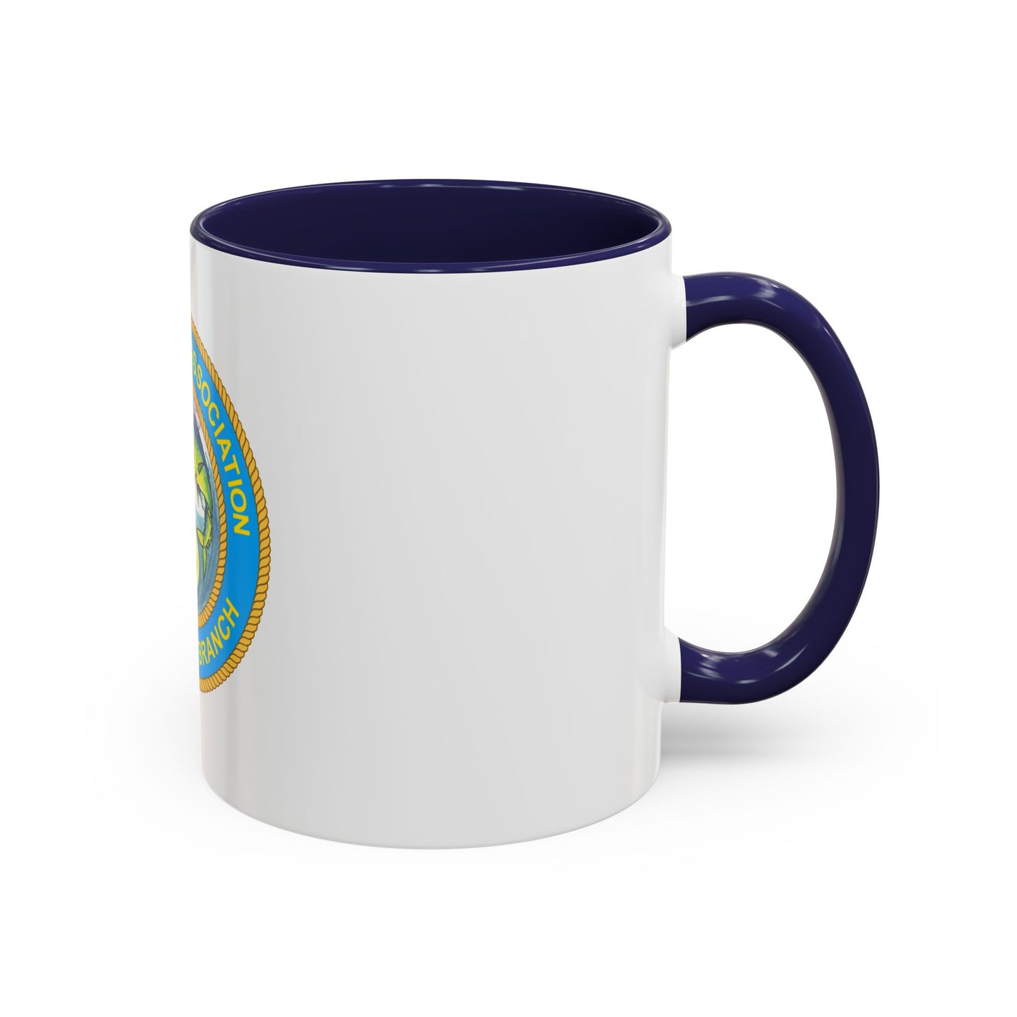 USCG EnlAssocCaribbean Branch (U.S. Coast Guard) Accent Coffee Mug