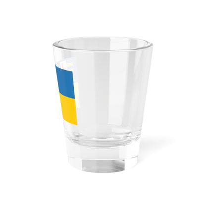 Flag of Zakarpattia Oblast Ukraine - Shot Glass 1.5oz