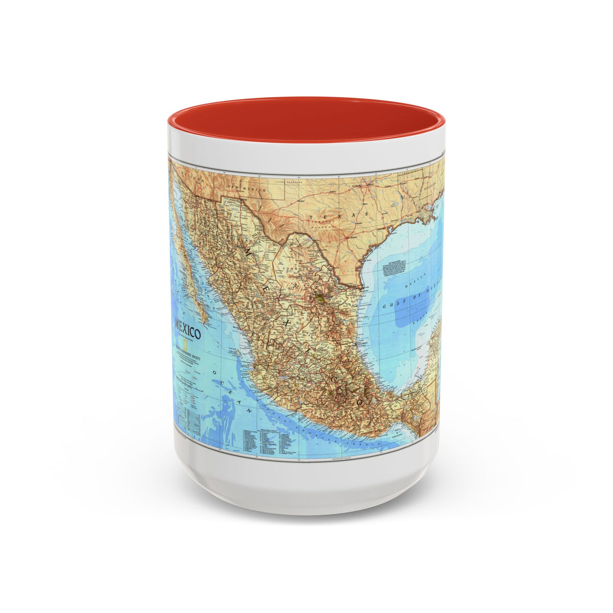North America - Mexico (1994) (Map) Accent Coffee Mug