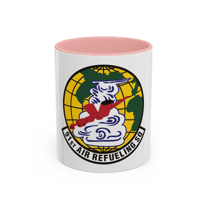 91st Air Refueling Squadron (U.S. Air Force) Accent Coffee Mug