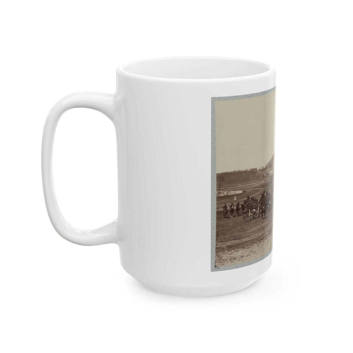 17th New York Battery Artillery Depot, (Camp Barry) Near Washington, D.C. (U.S. Civil War) White Coffee Mug