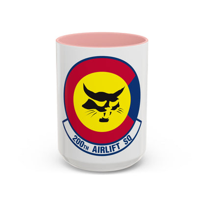 200 Airlift Squadron (U.S. Air Force) Accent Coffee Mug