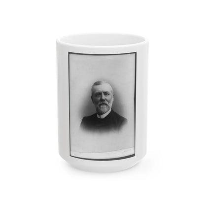 Capt. R. Pegram, Va. Battery, C.S.A., Head-And-Shoulders Portrait, Facing Front (U.S. Civil War) White Coffee Mug-15oz-Go Mug Yourself