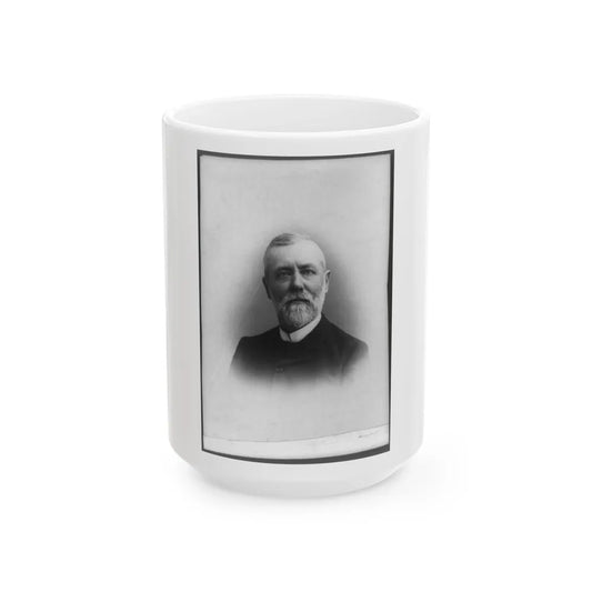 Capt. R. Pegram, Va. Battery, C.S.A., Head-And-Shoulders Portrait, Facing Front (U.S. Civil War) White Coffee Mug-15oz-Go Mug Yourself