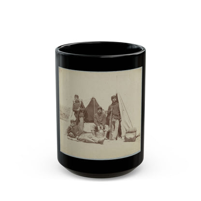 22d New York State Militia Near Harpers Ferry, Va., 1861 I.E.1862 003 (U.S. Civil War) Black Coffee Mug