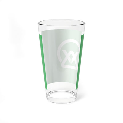 Flag of Nishiaizu Fukushima (Japan) Pint Glass 16oz