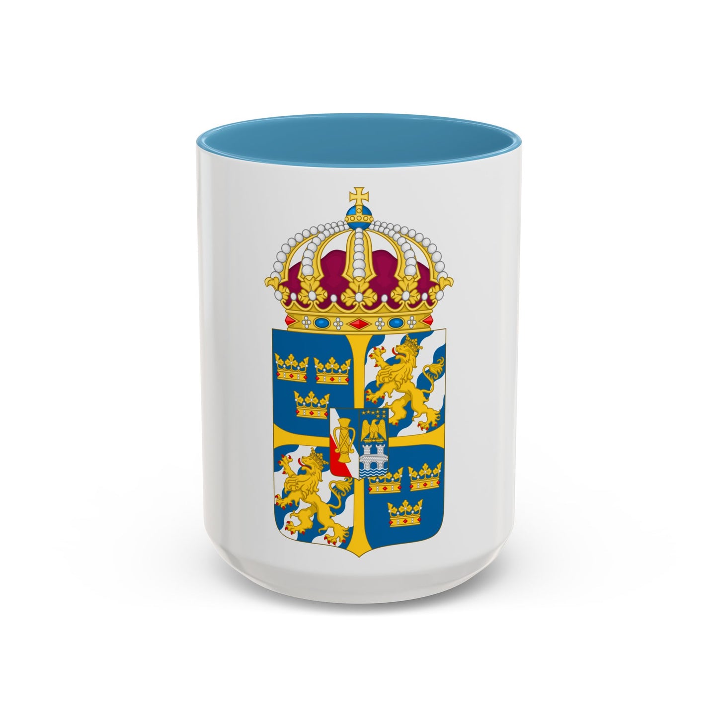 Great coat of arms of Sweden 4 - Accent Coffee Mug