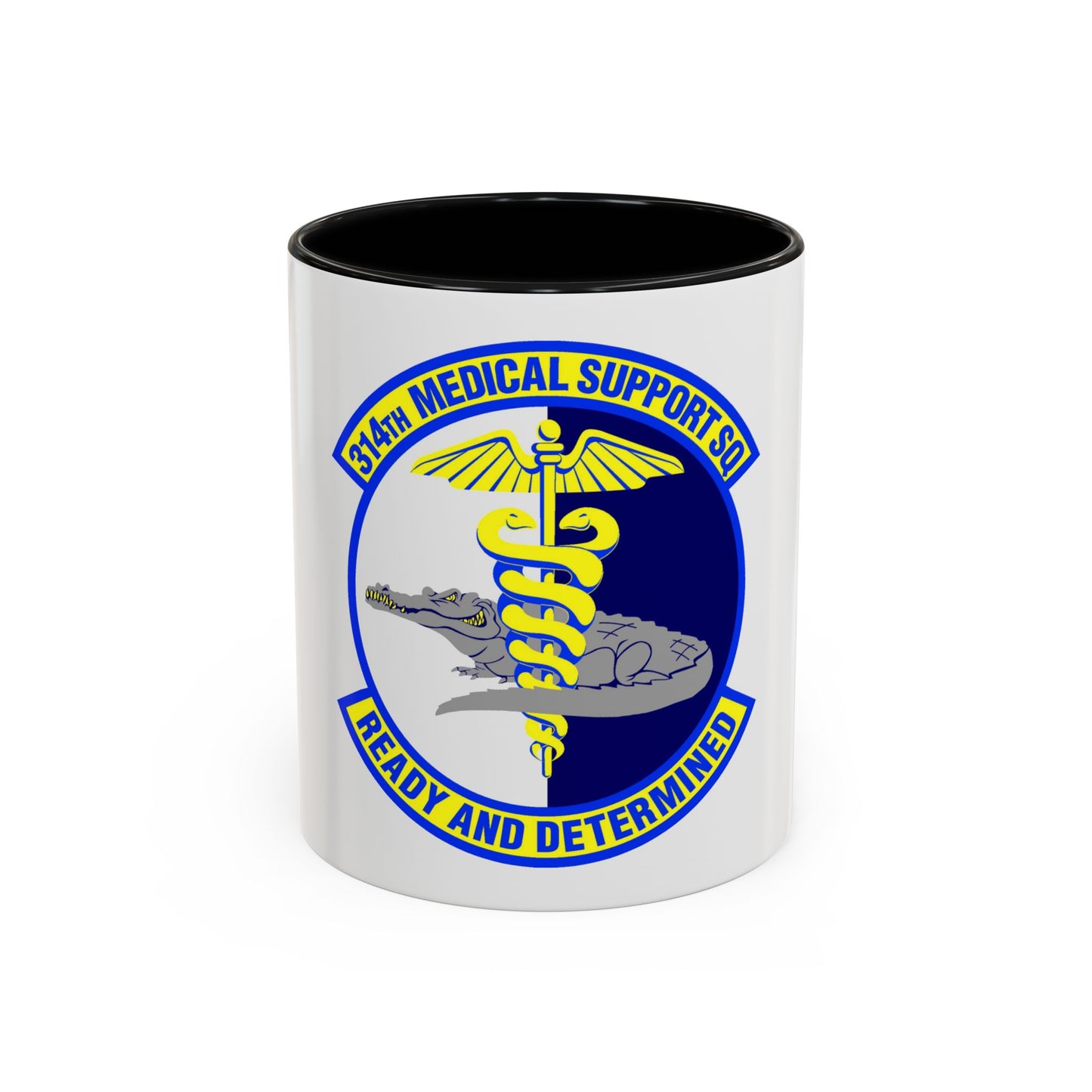 314th Medical Support Squadron (U.S. Air Force) Accent Coffee Mug