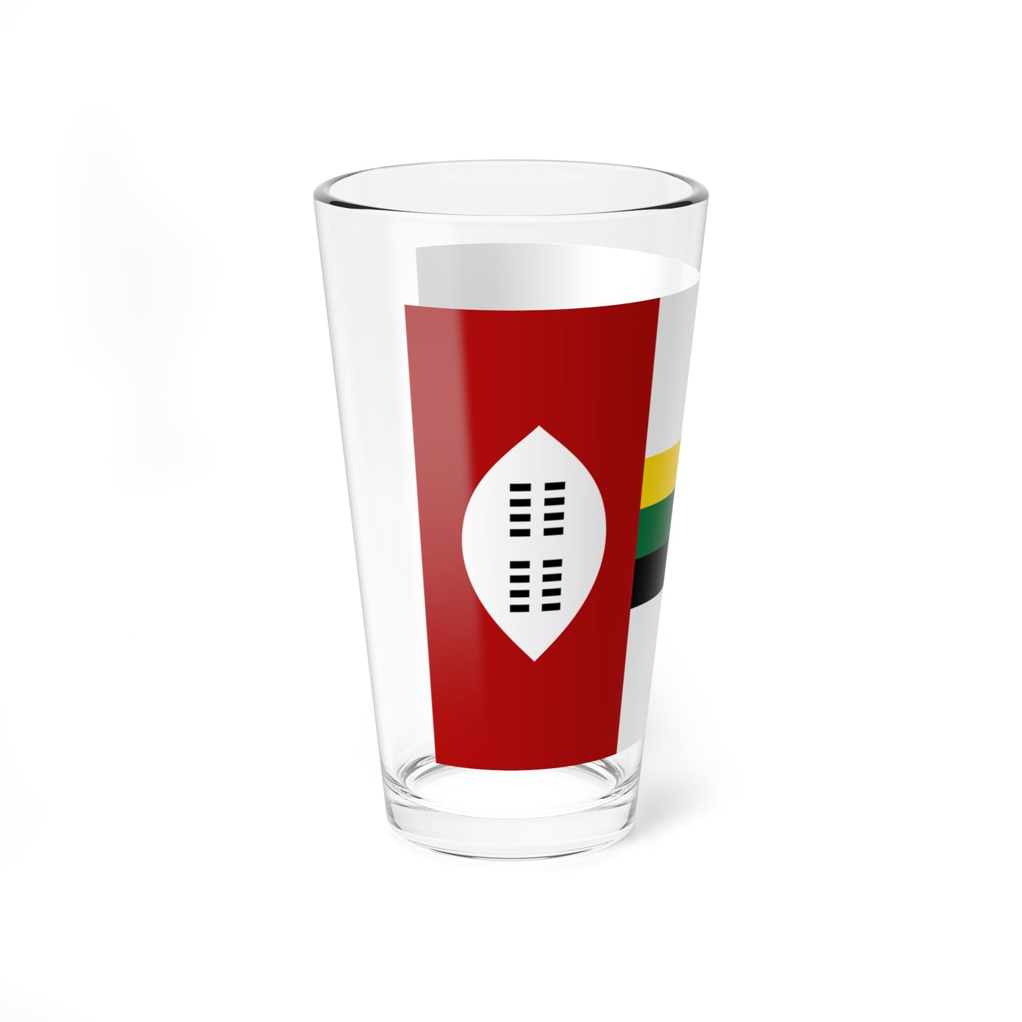 Flag of KwaZulu 1977-1985 (South Africa) Pint Glass 16oz