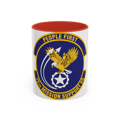 75th Mission Support Squadron (U.S. Air Force) Accent Coffee Mug