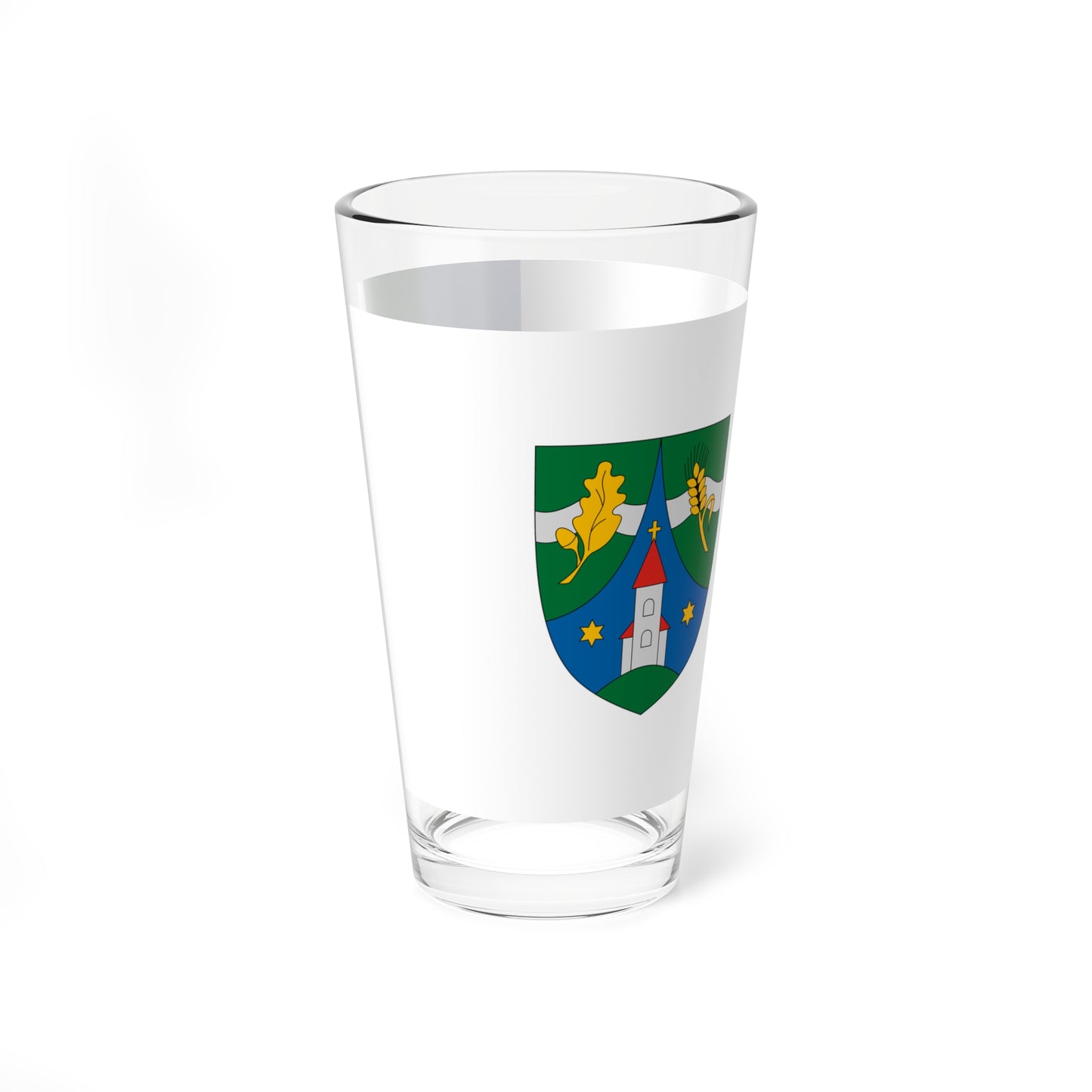 Flag of Pokaszepetk (Hungary) Pint Glass 16oz