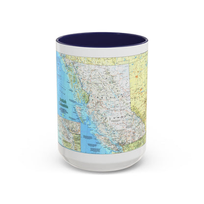Canada - British Columbia 1 (1992) (Map) Accent Coffee Mug