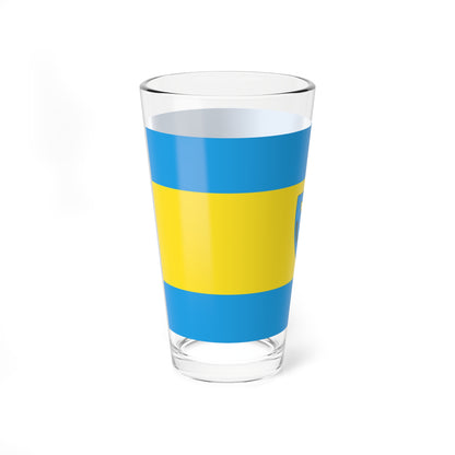 Flag of Egyhazasdengeleg (Hungary) Pint Glass 16oz