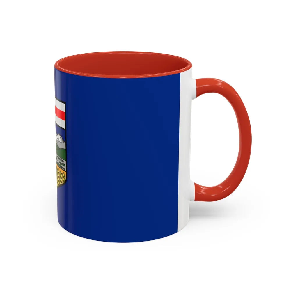 Flag of Alberta Canada - Accent Coffee Mug-Go Mug Yourself