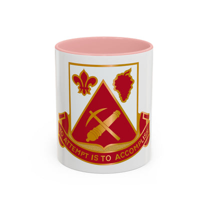 231 Engineer Combat Battalion (U.S. Army) Accent Coffee Mug