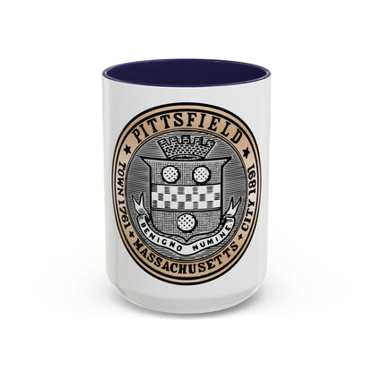 Seal of Pittsfield Massachusetts - Accent Coffee Mug