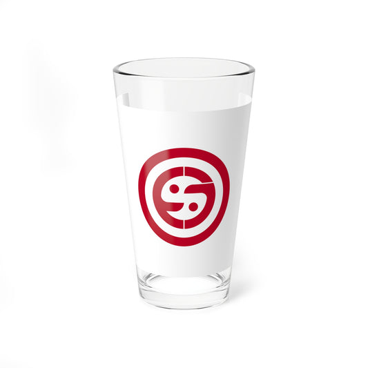 Flag of Warabi Saitama (Japan) Pint Glass 16oz