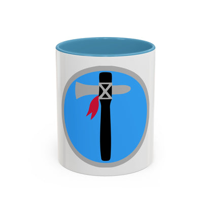 XIX Corps 1 (U.S. Army) Accent Coffee Mug